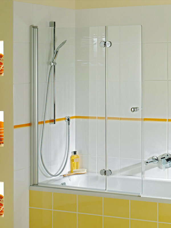 Breuer Elana Komfort Badewannenaufsatz Drehfalttür 2-teilig Plus Bild 1
