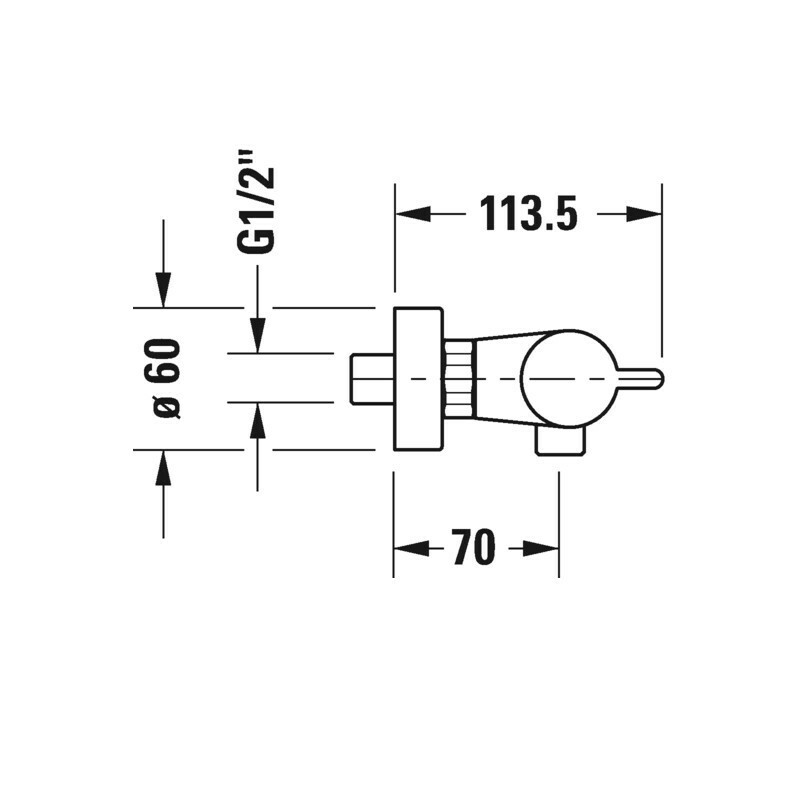 Duravit D-Neo Brausethermostat Aufputz Bild 2