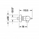 Duravit D-Neo Brausethermostat Aufputz Bild 2