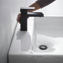 Hansgrohe Vernis Shape Einhebel-Waschtischmischer 100 | Mattschwarz Bild 7