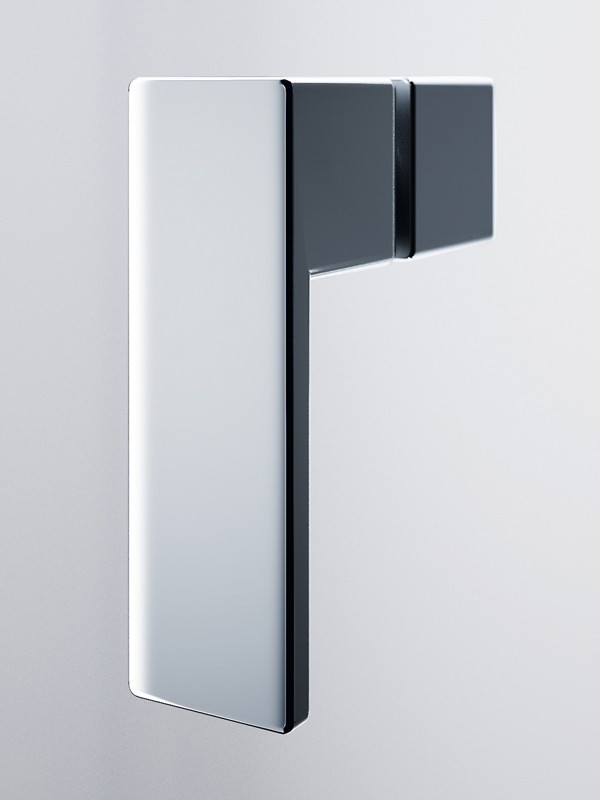 Hüppe Design pure Eck-Duschkabine mit Schwingfalttür mit festem Segment Bild 5