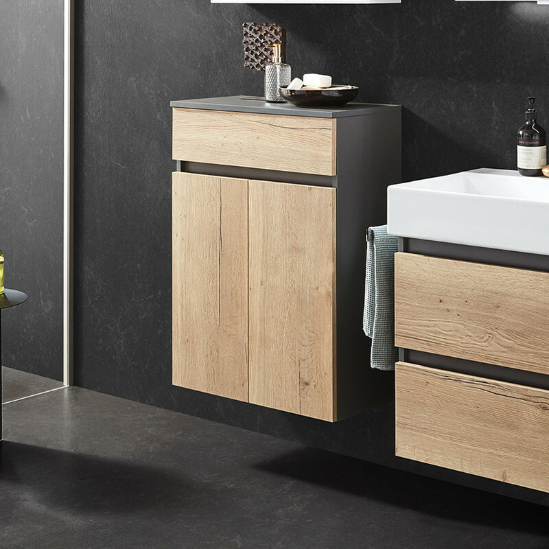 Laguna Highboard breit grifflos | Schubkasten | Wäschekippe Bild 3