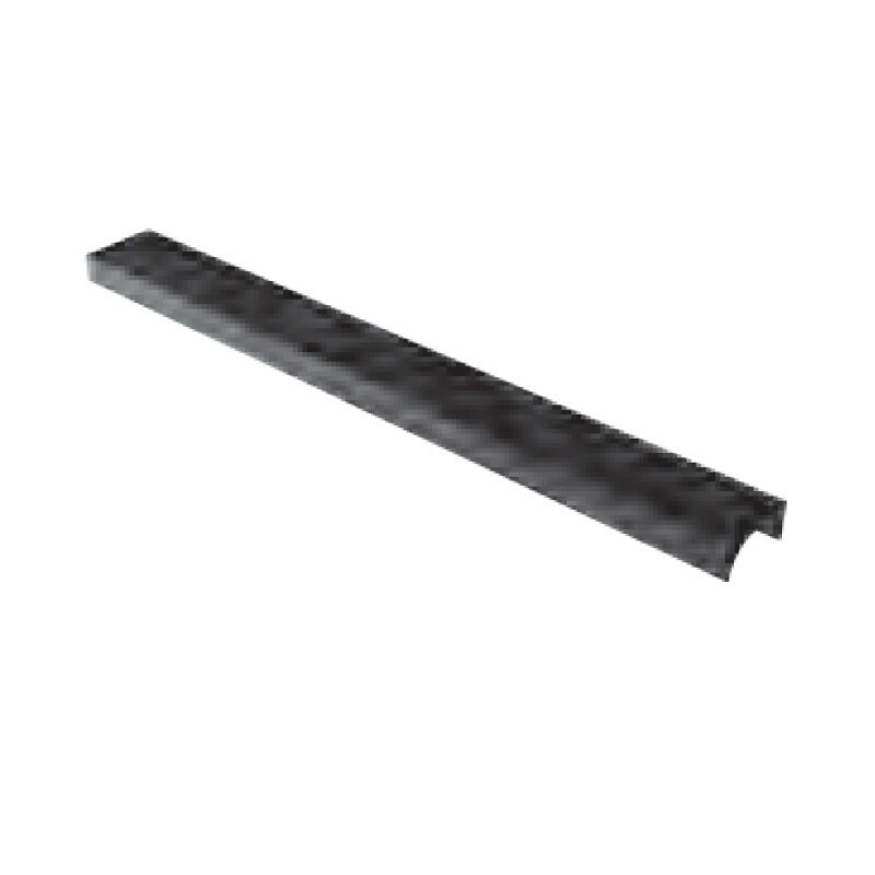 Produktbilder Pelipal Griffleiste für gerade Möbelfronten Schwarz Matt | Breite 550 mm