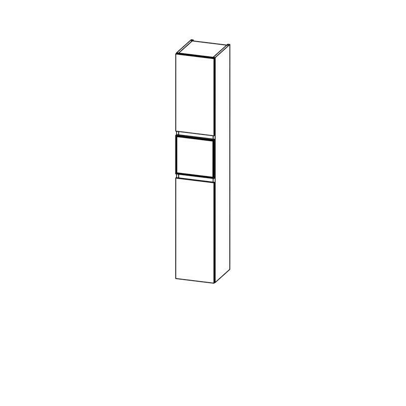 Produktbilder Pelipal Pcon Vitrinen-Hochschrank mit Griffmulde