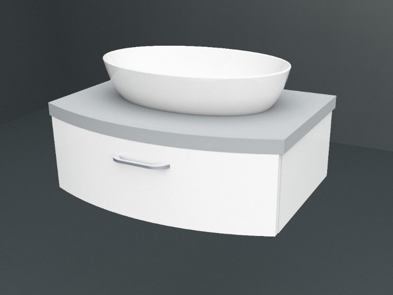 Produktbilder Pelipal Pcon compact Waschtischunterschrank | 1 Auszug | gerundet
