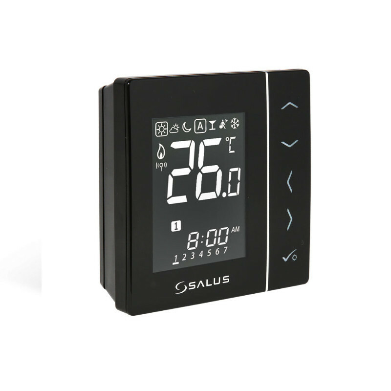 Produktbilder SALUS VS20BRF Digitaler Thermostat 4 in 1 | Batteriebetrieb | Schwarz