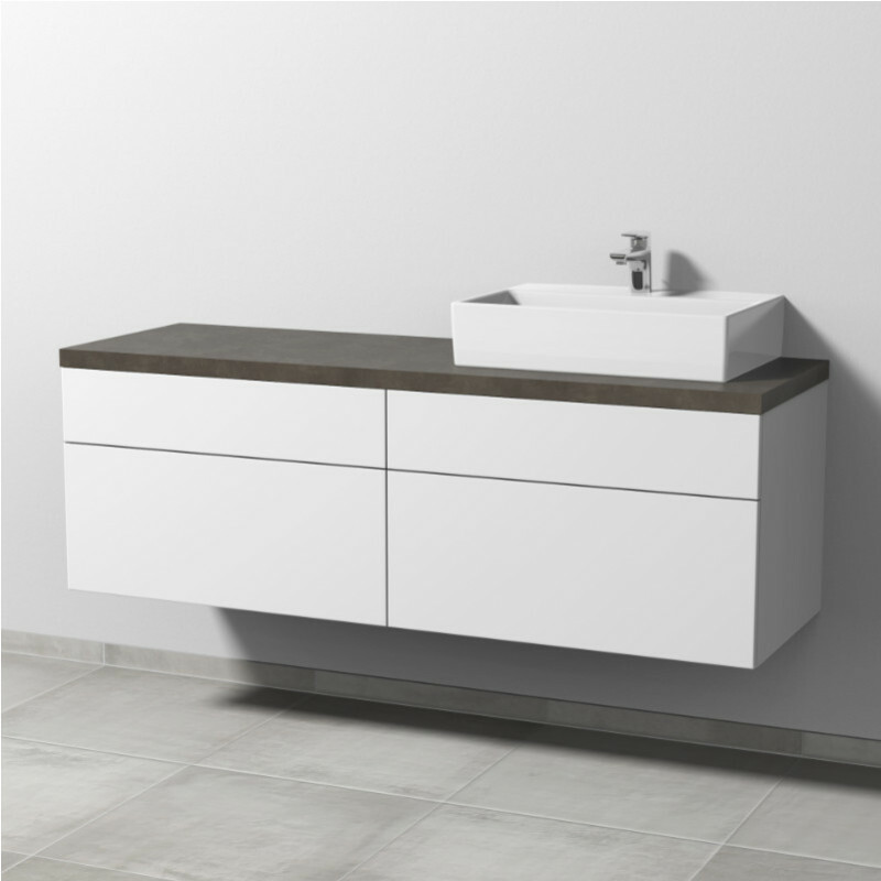 Produktbilder Sanipa 2morrow Waschtischkonsole mit Unterbau für V&B Memento WT 160,4 cm | Rechts