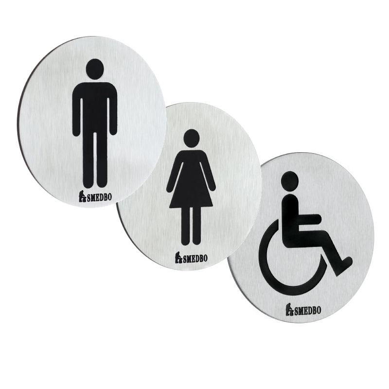 Produktbilder Smedbo Xtra WC-Schilder