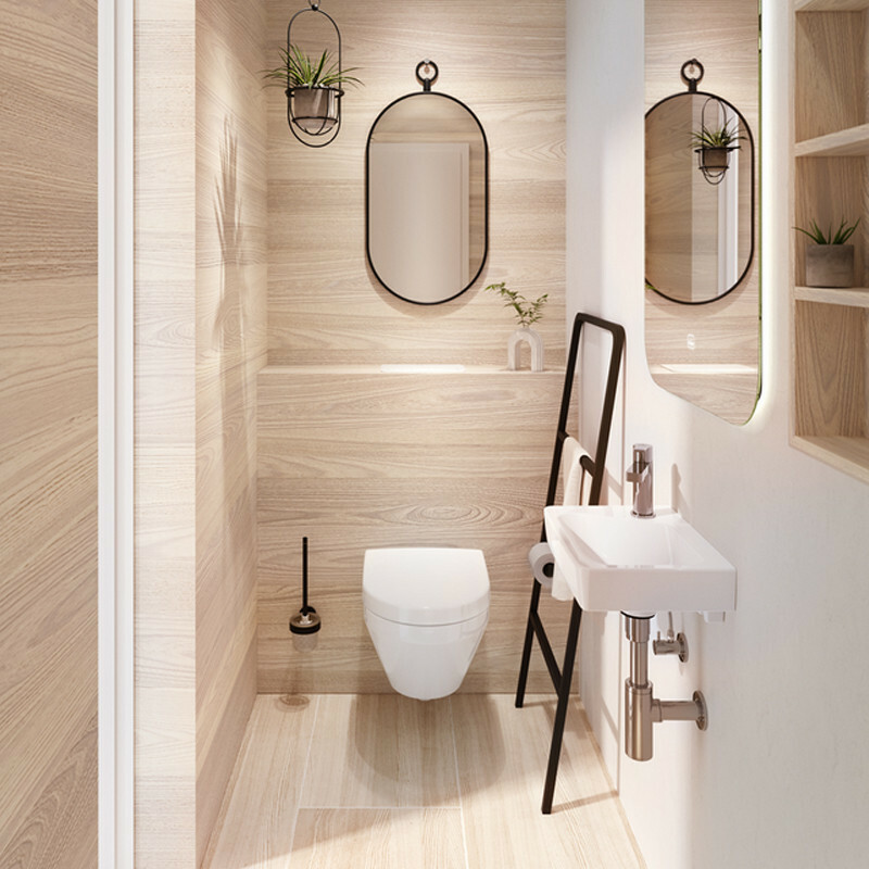 Villeroy & Boch Architectura Handwaschbecken asymmetrisch | 360 mm Bild 3