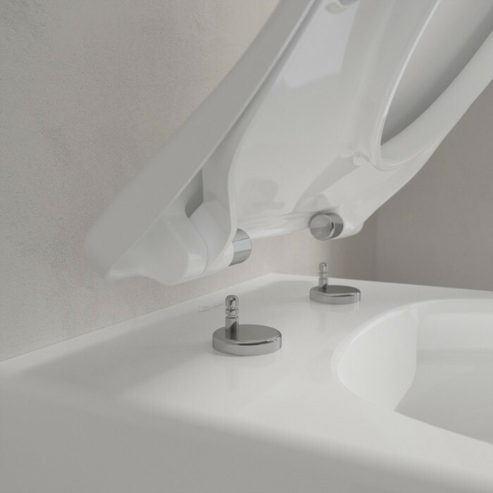 Villeroy & Boch Avento Wand-WC spülrandlos Combi-Pack | Slimseat Bild 5