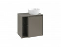 Villeroy & Boch Collaro Waschtischtischunterschrank mit 1 Tür + Regal links | für Aufsatzecken | Breite 600 mm Bild 4