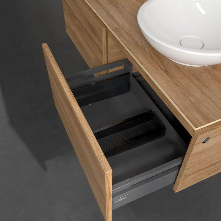 Villeroy & Boch Legato Waschtischunterschrank für zwei Waschbecken | 2 Auszüge | Breite 1200 mm Bild 8