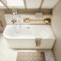 Villeroy & Boch Loop & Friends Square Vorwand-Badewanne | Eckeinbau Bild 2