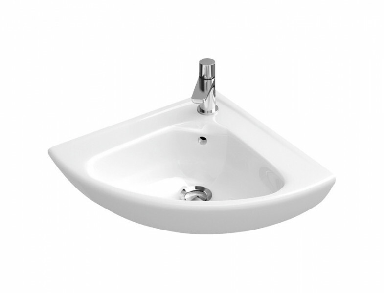 Produktbilder Villeroy & Boch O.novo Eck-Handwaschbecken Compact | ovales Design