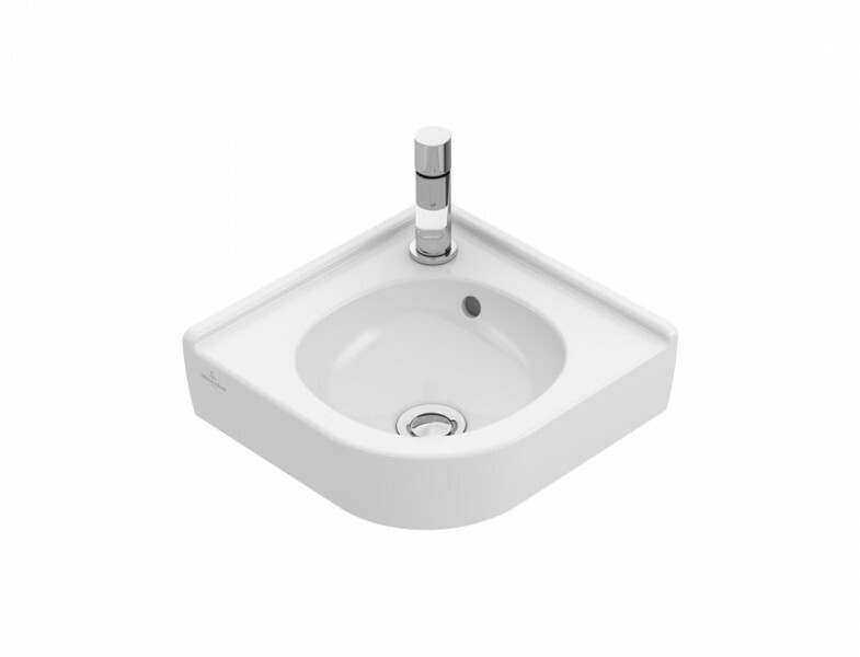 Produktbilder Villeroy & Boch O.novo Eck-Handwaschbecken Compact | rechteckiges Design