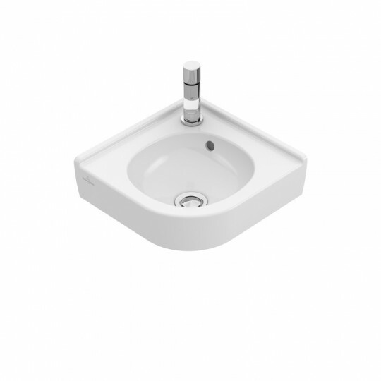 Villeroy & Boch O.novo Eck-Handwaschbecken Compact | rechteckiges Design