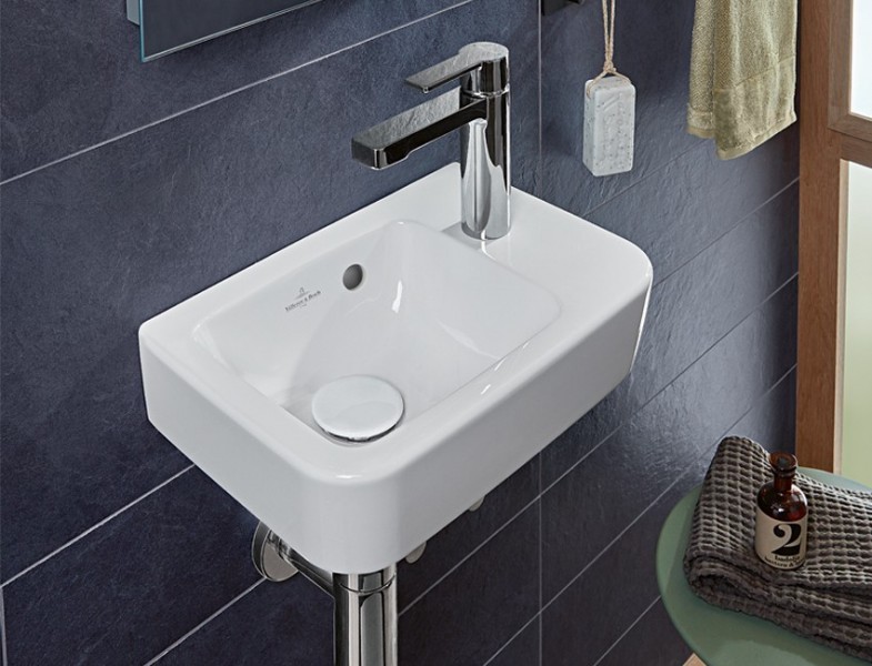 Villeroy & Boch O.novo Handwaschbecken Compact 2 | rechteckiges Design Bild 1