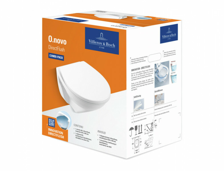 Villeroy & Boch O.novo Wand-WC Combi-Pack DirectFlush 2 Bild 2