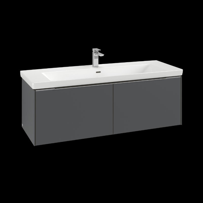 Produktbilder Villeroy & Boch Subway 3.0 Waschtischunterschrank für Einzelwaschtisch | 1300 mm | 2 Auszüge