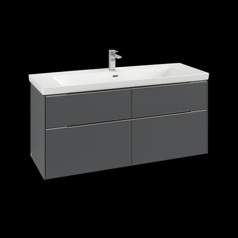 Produktbilder Villeroy & Boch Subway 3.0 Waschtischunterschrank für Einzelwaschtisch | 1300 mm | 4 Auszüge