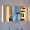 burgbad Bel Spiegelschrank LED vertikal Bild 2