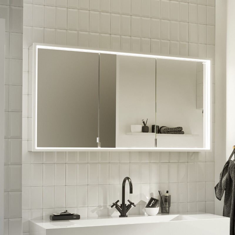 Produktbilder burgbad Crono Spiegelschrank mit LED-Lichtrahmen