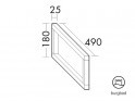burgbad Konsolenplattenträger | Tiefe 547 mm Bild 2