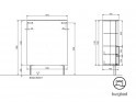 burgbad Lavo 2.0 Hochschrank | 2 Türen | 2 Schubladen Bild 6