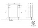 burgbad Lavo 2.0 Hochschrank B 1010 mm  | 2 Glastüren | Innenschrank Bild 6