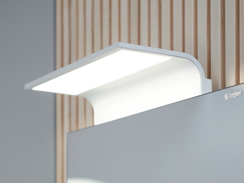 burgbad Sys30 LED-Bogenleuchte (für burgbad Spiegel / Spiegelschrank  Massflexibel) Bild 1