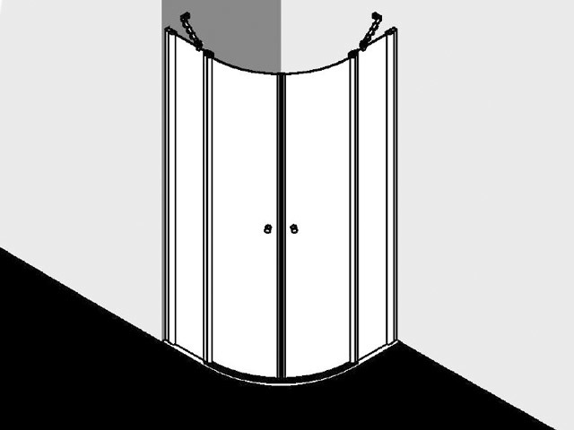 zur Kategorie Kermi Atea Viertelkreis-Duschkabine mit Pendeltren (AT P)