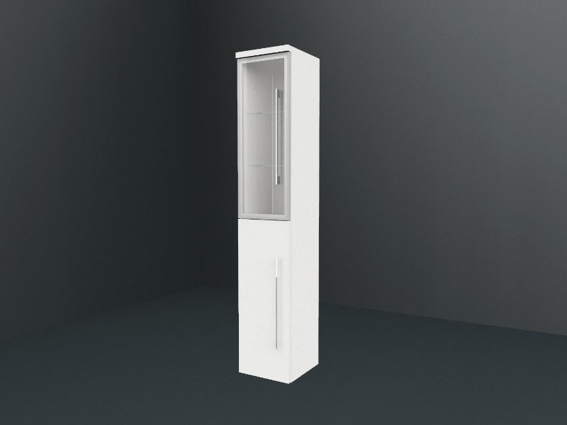 Produktbilder puris Crescendo Hochschrank | 1 Rauchglastür | 1 Tür