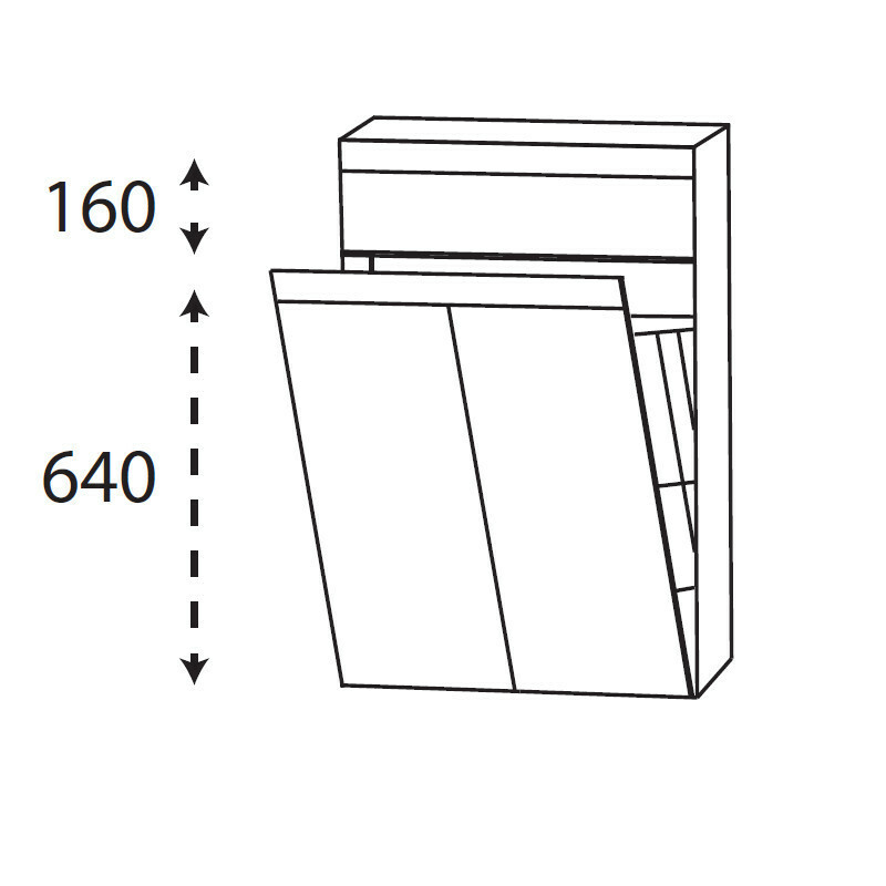 puris c!puro Highboard XXL | 1 Schubkasten | 1 Wäschekippe Bild 1